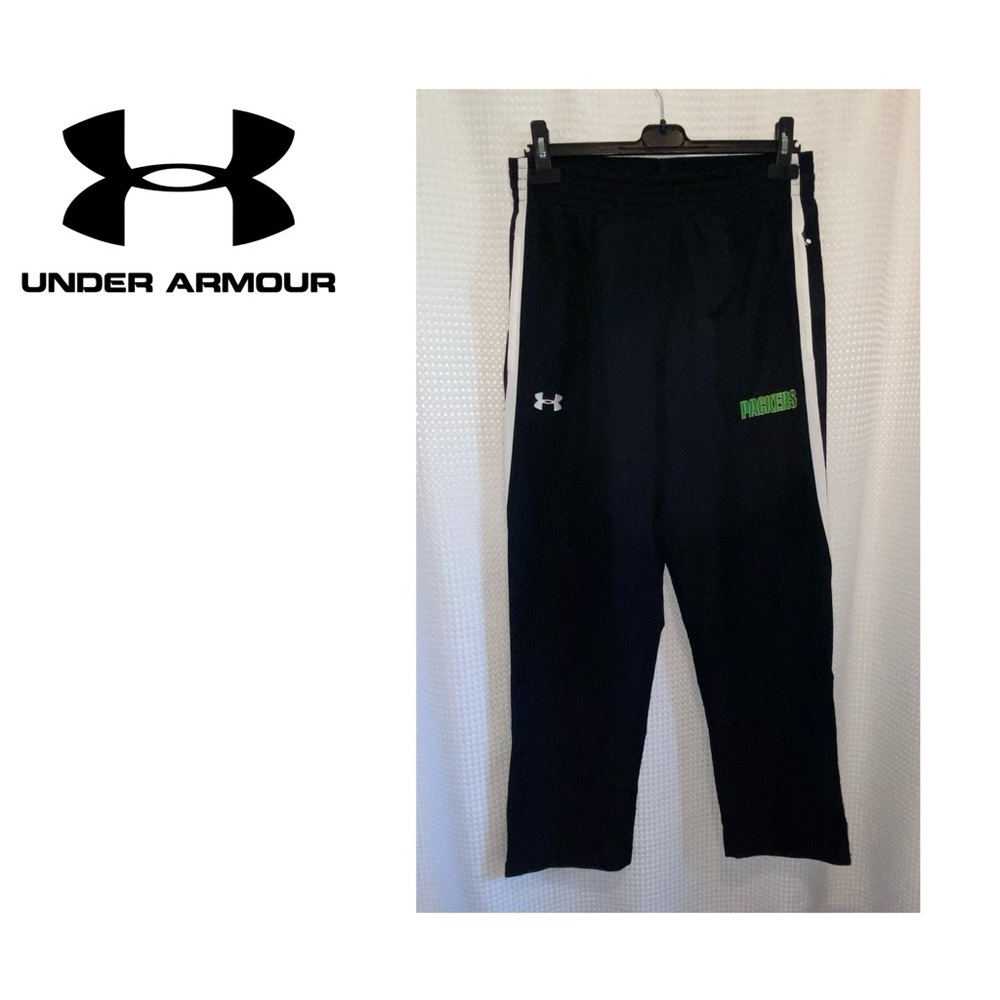 2/60$‎ UNDER ARMOUR NFL Packers black Pants size medium